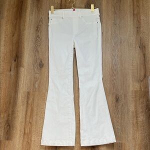 SPANX ⭐️ White Jean Flared Pants Size S